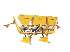 Sulcador 02 linhas 4 adubadoras - smr 404 pg